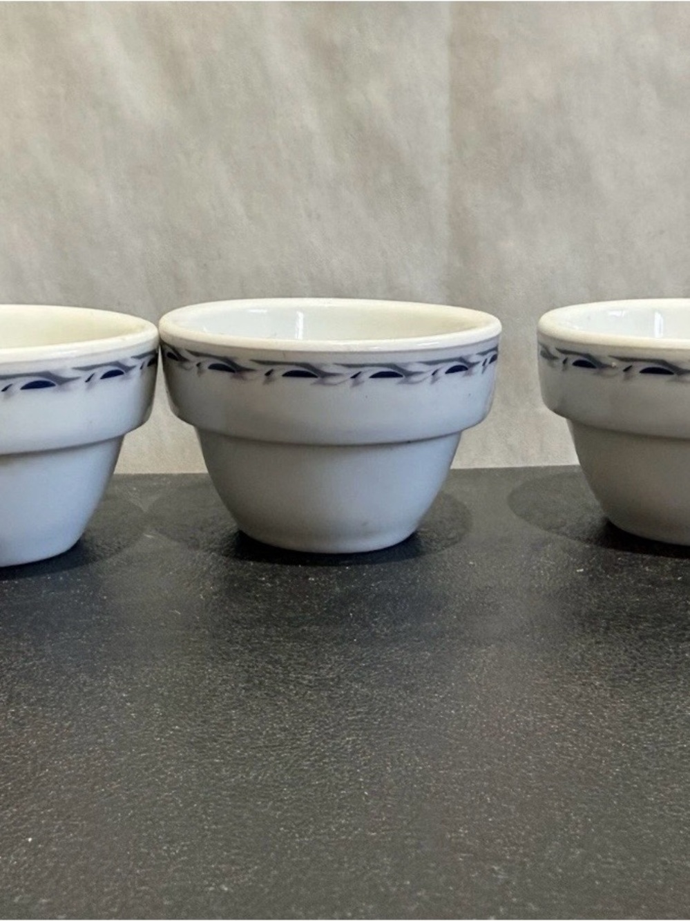 vintage porcelain airline nut/condiment dishes made by Rego/Royal Porcelain